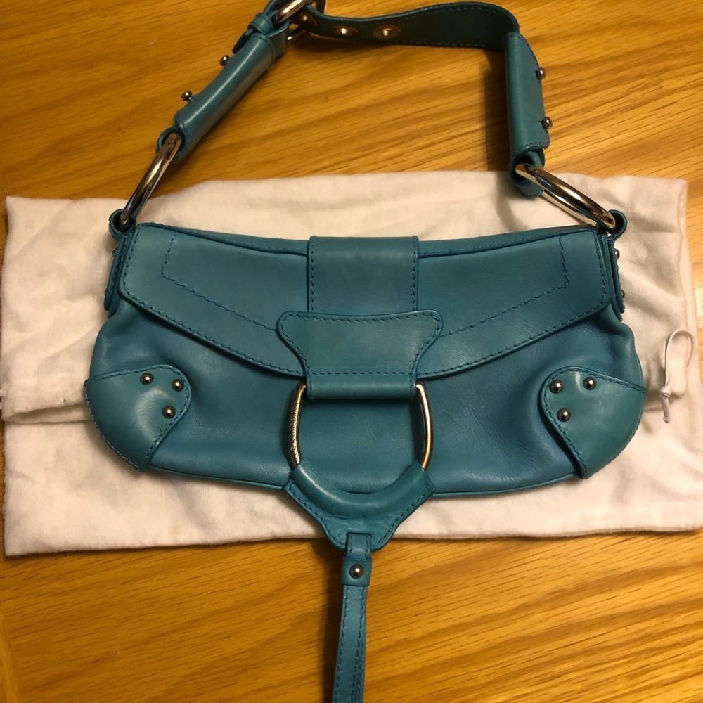 Dolce & Gabbana D-ring Leather Hobo Bag